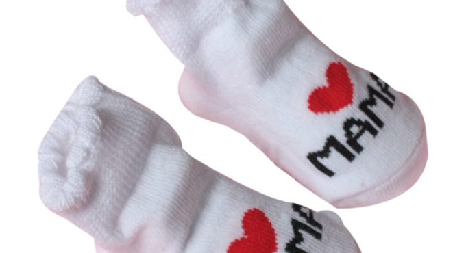 Floor Soft Cotton Socks Baby Infant Boy Girl Socks Slip-resistant Love Dad Love Mum Letter Printed Socks Meia Infantil Modis#fs