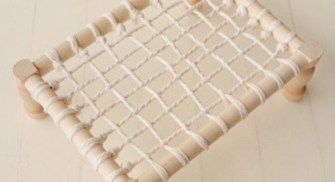 Fotografie Baby Props Vintage Woven Rattan Basket Newborn Photography Props Basket Baby Posing Sofa Bed Accessoire