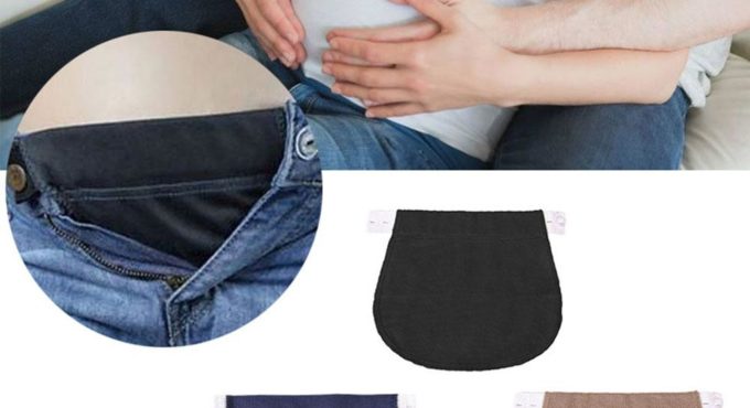 2020 Pregnant Belt Pregnancy Support Maternity Pregnancy Waistband Belt Elastic Waist Extender Pants Dropshipping