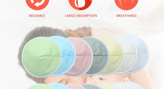 Bamboo Nursing Breast Pads Breastfeeding Nipple Pad For Maternity Reusable Nipplecovers For Breast Feeding Nursing Pads