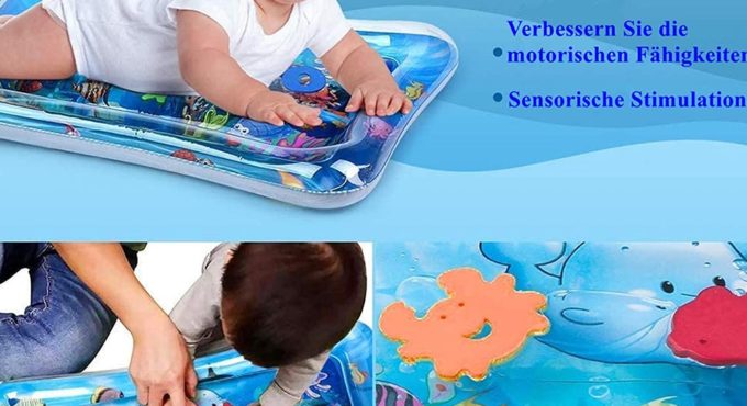 Inflatable Water Summer Cushion Creative Baby Infant Blow Air Music Ice Pad for Children Early Education Developing Baby Toys