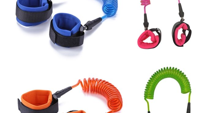 360 Degree Rotating Rope Baby Anti-Lost Bracelet Wrist Leash Walker Wristband Children Safety Lock Traction Rope