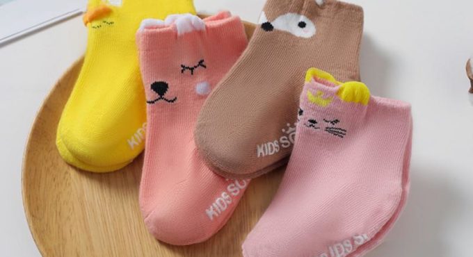 2020HOT baby socks Newborn Socks Cartoon 100% Cotton Baby Socks No-slip Infant Cotton Socks autumn winter dropshipping