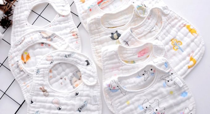 Baby bibs stuff U-shaped Bandana Feeding burp cloth Saliva Towel newborn baby girl boy pacifier Cotton Bibs Kids Accessories set