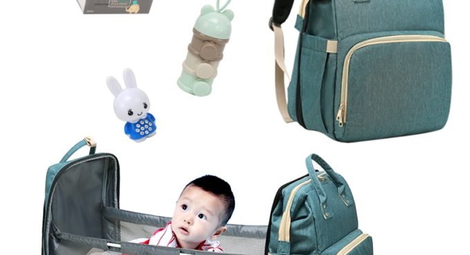 Baby Bag Fashion Mummy Maternity Large Capacity Nappy Travel Backpack Nursing Mom Care Dry For Wet Diaper Mommy Bags