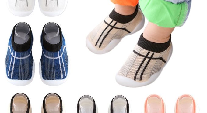 4 Styles Newborn Boy Girl Toddler Non-slip Indoor Floor Anti-slip Slippers Baby Comfortable Outdoor Breathable Cotton Sock Shoes