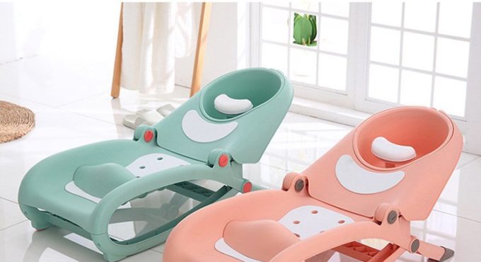 Pillow Infant Anti-Slip 1-3YEARS Large Children's Shampoo Chair Baby Shampoo Child Shampoo Bed Baby Wash Hair Chair Folding tub