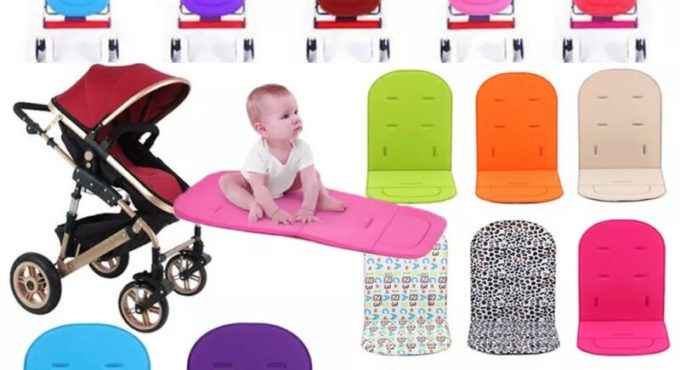 Washable Baby Stroller Cushion Seat Pram Pushchair Soft Car Seat Liner Pad Mat Four Seasons General Soft Kids Stroller Cushion