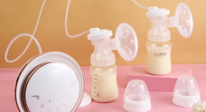 Electric Double Bilateral Breast Pump Milker Suction Large Automatic Massage Postpartum Milk Maker manual silicone Accesorios