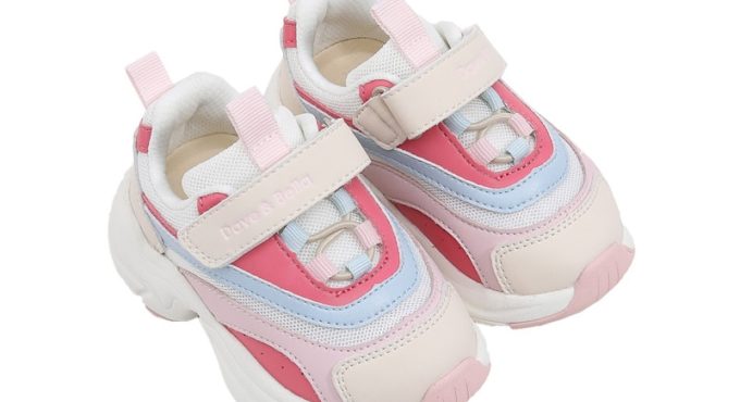 DBY17862 Dave Bella spring baby fashion unisex letter patchwork shoes casual new born girls boys shoes