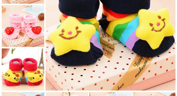 1 Pair Cotton Socks Cartoon Indoor Floor Shoes Soft-Sole Slippers Warm Socks Baby Newborn Infant Girls Boys for Kids Gifts