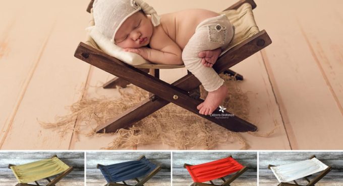 Newborn Photography Props Vintage Wooden Chair Bed Basket For Baby Photography Furniture