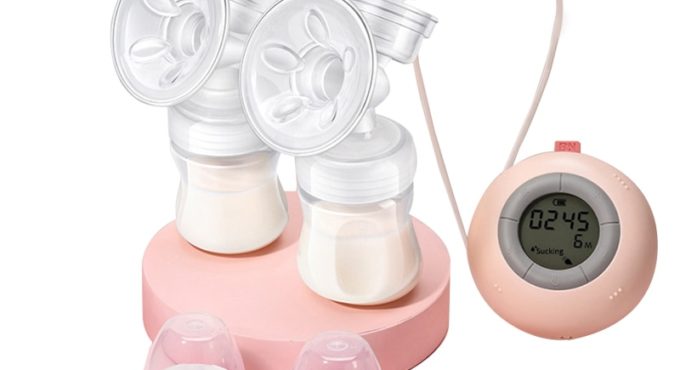 BN Double Bilateral Electric Breast Pump Milker Suction Large Automatic Massage Postpartum Milk Maker Bebes Accesorios