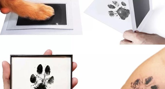 Newborn Baby Handprint Footprints Ink Safe Non-Toxic DIY Photo Frame Accessories Infant Pet Dog Paw Souvenirs and Toy Gifts