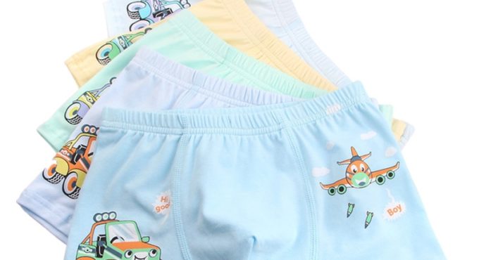 3-10 Year Old Random Color Boys Cartoon Underpants Kids Print Design M-XXL Male Briefs