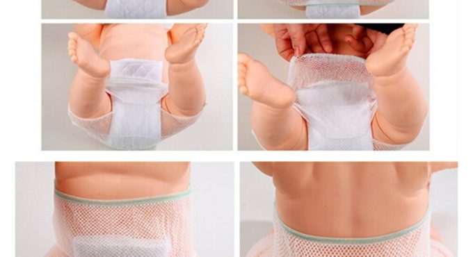 Brand New Cotton Breathable Mesh Baby Training Pants Baby Washable Diaper Reusable Nappy Learning Pants Same Style Bibs