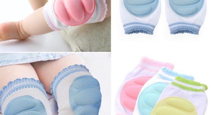 Kid Mesh Cotton Breathable Protector Sponge Elbow Non-Slip Safety Crawl Kneepads Leg Warmer in Air Conditioning Facility