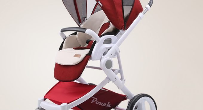 Stroller High Landscape Can Sit and Lie Trolley Two-way Children Foldable Stroller Baby Strollers Baby Car Hot Mom