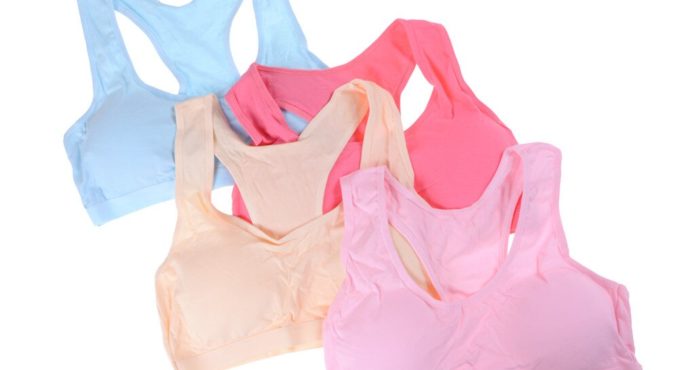 1pcs Cotton Baby Girls Bra Kids Underwear Puberty Bras Undergarment Clothes Children Camisole