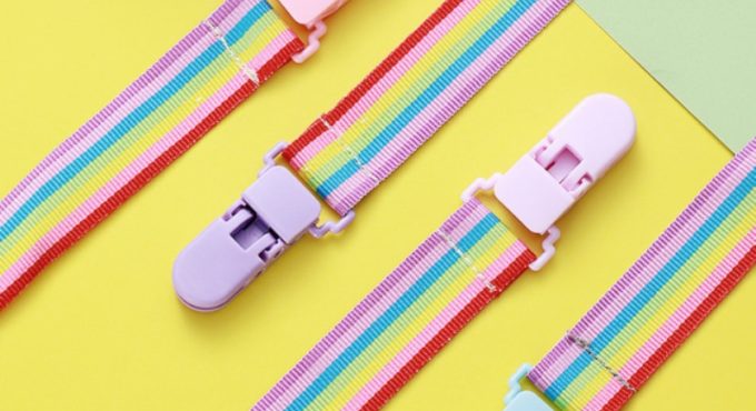 1pcs Baby Pacifier Clip Pacifier Chain Dummy Clip Toy Holder Lanyard For Nipples Children Pacifier Clips Teether Anti-drop Rope