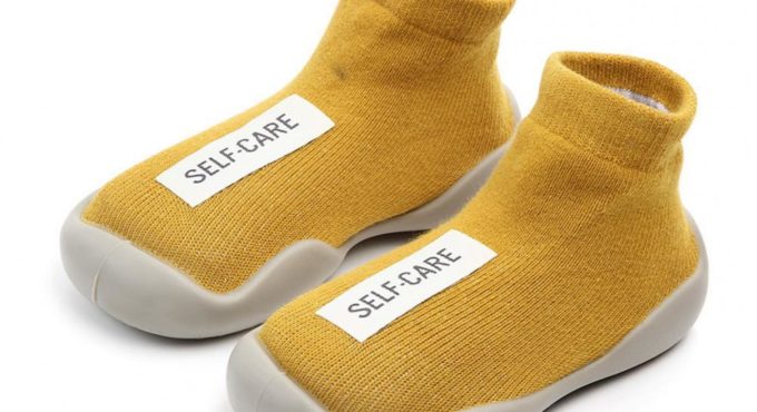 Indoor Warm Baby Anti Slip Floor Socks High Top Shoes with TPE Soft Thick Sole Children Casual Shoes 2021