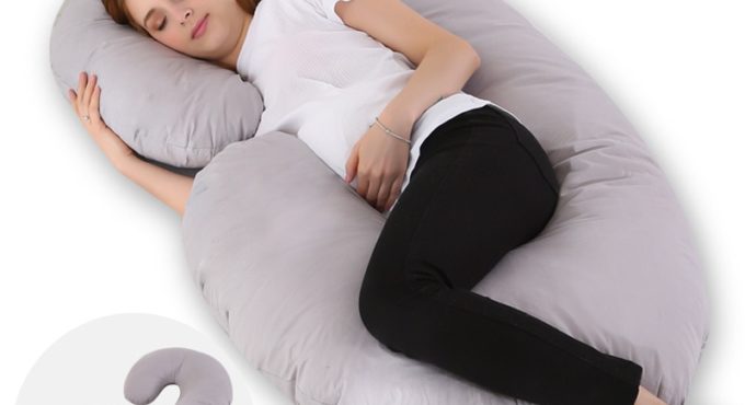 140x70cm Pregnant Pillow Women Sleeping Support Body Cotton Pillowcase C Shape Maternity Pillows Pregnancy Side Sleepers Bedding