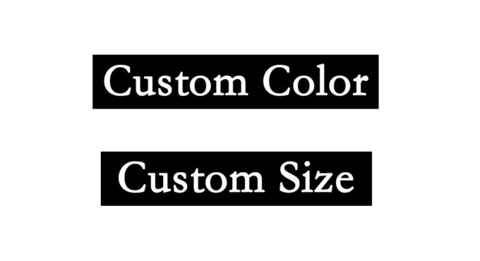 Don&Judy Customize Color and Size