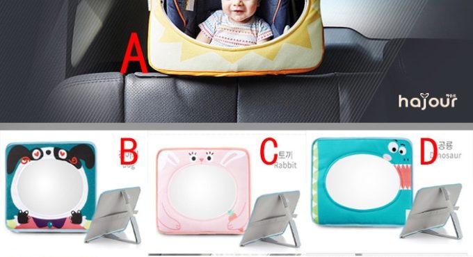 Headrest Mount View Rear Mirror Safety Seat Car Baby Mirror Adjustable For Kids Rear Facing Mirrors