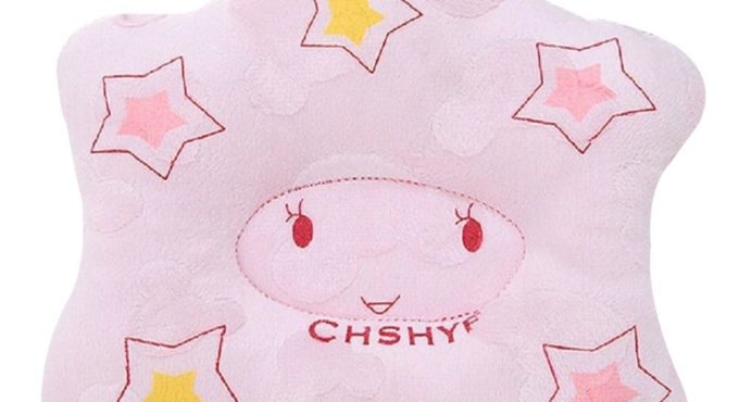 Cute Pillow for Baby Head Shape Prevent Anti-Flat Head Cute Cartoon Stars Pillow Newborn Infant Baby Sleep Positioner Boy Girl