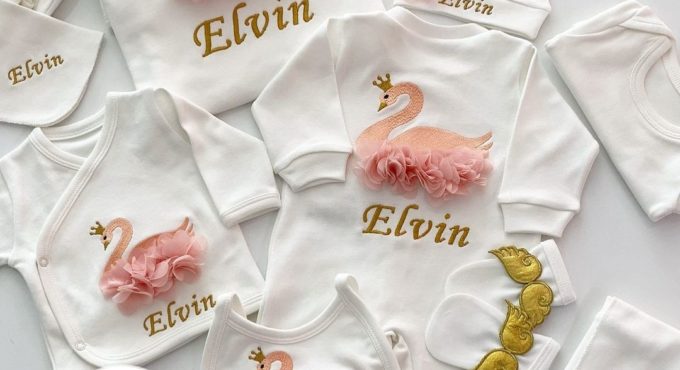 Baby Girl Boy Babies Newborn Clothing 10-pcs Hospital Outlet Custom Fabric Antibacterial Babies Healthy Safe Outfit Sets Dresses