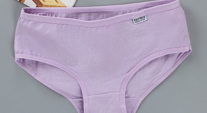 #3 Girls' Underwear Pure Cotton Briefs Solid Low-rise Girls Panties Underpants Candy Color Solid Cotton Briefs Summer New