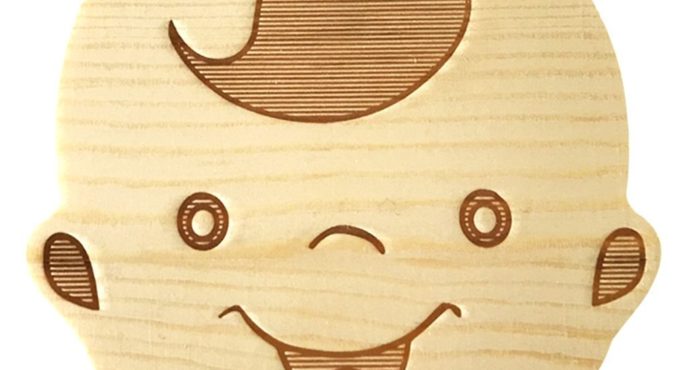 Wooden Baby Hair Deciduous Teeth Storage Box Umbilical Cord Collection For Organizer For Milk Teeth Gift