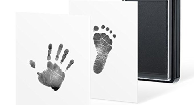 Newborn Baptism Baby Hand and Foot Print Products Hand and Foot Print Table Baby Wash-free Printing Oil Do Not Need To Wash