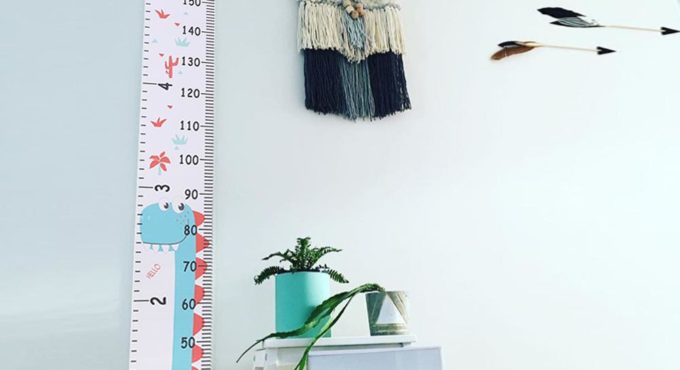 Wood Wall Hanging Baby Height Measure Ruler Wide Scope of Application Practical Economy Wall Sticker Kids Growth Chart