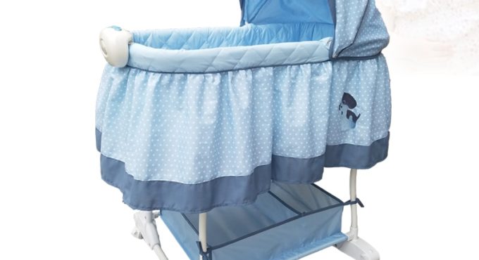 Baby Cradle Wooden Automatic Portable Sleeping Bed Roller Rocker Degree Bassinet Crib Silla Mesedora Kids Bed BK50YY