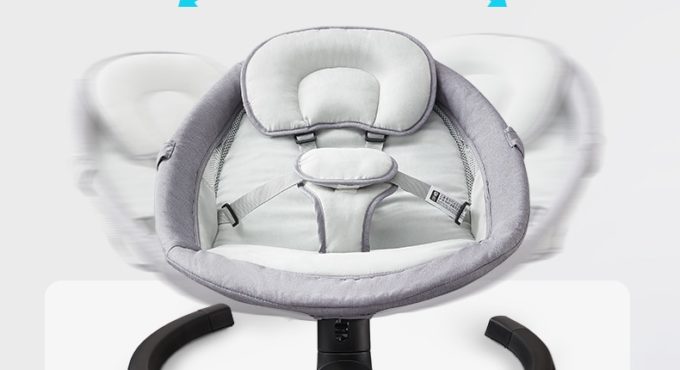 Baby Cradle Rocking Smart Baby Swing Electric Crib Rocking Chair Bouncer Newborn Remote Control Cunas De Kids Beds BK50YY