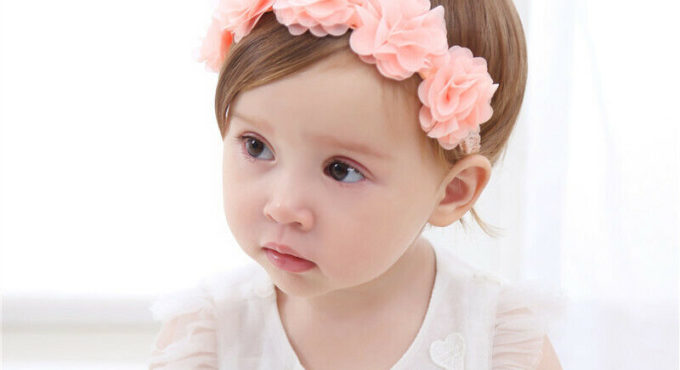 Baby Accessories Clothing Kids Toddler Infant Baby Girl Boys Nylon Elastic Stretchy Floral Flower Headband Props Gift