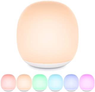 Night Light for Kids, Gladle Magnetic Bedside Lamp Touch Control Rechargeable with RGB Color Changing Mode, dimmable LED Nurs