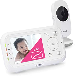 VTech VM3252 Video Baby Monitor with 1000ft Long Range, Auto Night Vision, 2.8â €  Screen, 2 with 2-way Audio Talk, Temperature Senso