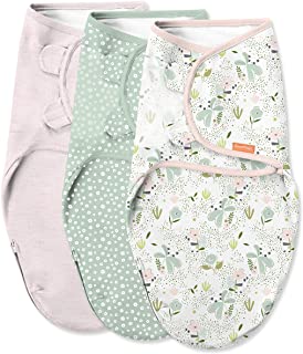 SwaddleMe Easy Change Swaddle â € “Size Small/Medium, 0-3 Months, 3-Pack (Peekaboo Panda)