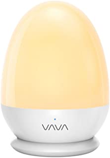 VAVA Home VA-CL006 Night Lights for Kids with Stable Charging Pad, ABS + PC Bedside Lamp for Breastfeeding, touch Control & Timer