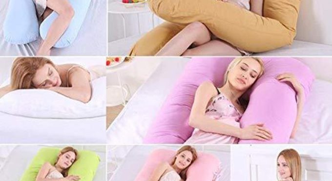 Sleeping Support Pillow for Pregnant Women Body PW12 Cotton Rabbit Print U Shape Maternity Pillows Pregnancy Side Sleepers