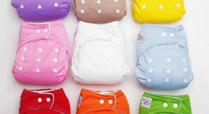 1PC Adjustable Reusable Lot Baby Kids Boys Girls Washable Cloth Diaper Nappies Baby Solid Diaper Cover