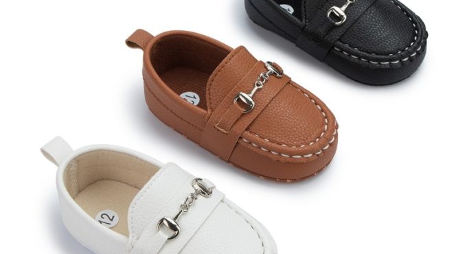 New Baby Boy Girl Shoes Boy Small Leather Shoes Toddler Soft Sole Anti-slip First Walkers Infant Newborn Crib Shoes Moccasins