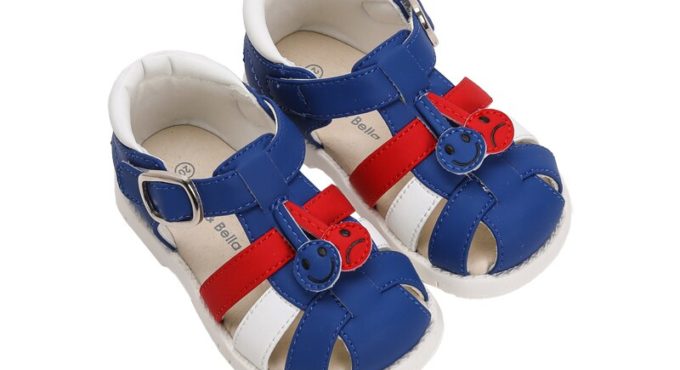 DBY18285 Dave Bella summer fashion baby boys patchwork sandals new born infant shoes boy sandals casual shoes