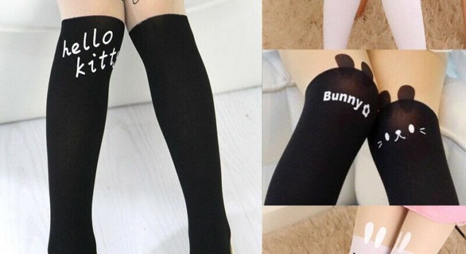 Kids Baby Girls Cat Tights Stockings Pants Hosiery Pantyhose Stretch Skinny Pants Kids Dance Pantyhose Stocking 6-10Y