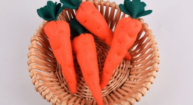 Cloth Carrot Easter Decorations Carrot Party Decorations Artificial Carrot Fruits Easter Toys Gift Garden Decoration