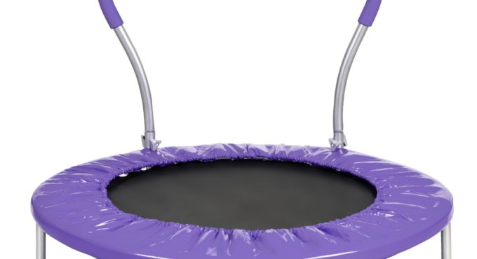 Large Round Trampoline Side Handle Support Jumper For Kids Outdoor Sports Equipment