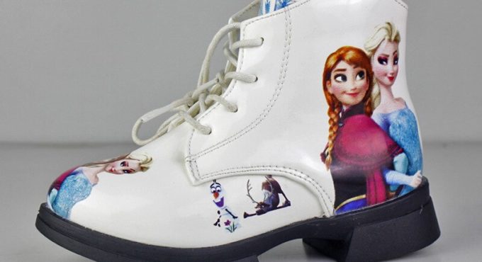 Disney Girls Girls Martin Boots Autumn Aisha Princess Women's Boots Boots Single Boots Frozen Children's Boots Snow Boots