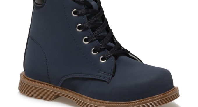 512952.F Navy Blue Male Child Boots